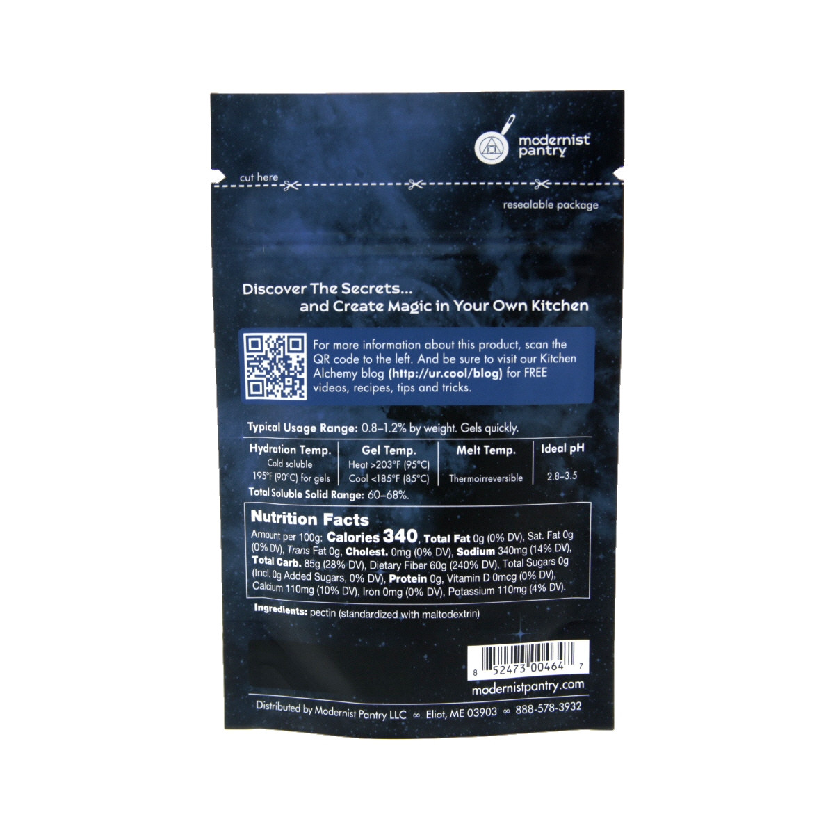 Rapid Set High Methoxyl (HM) Pectin Modernist Pantry, LLC