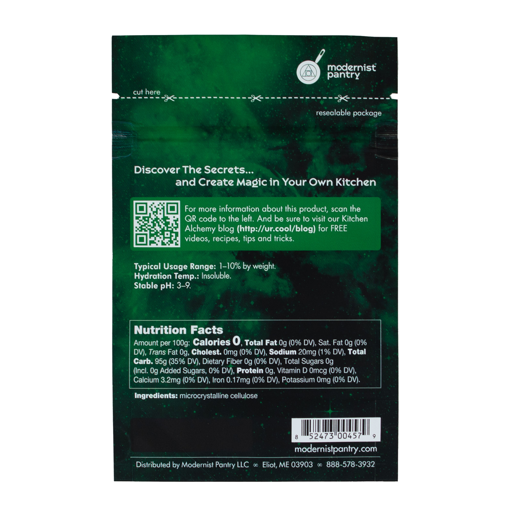 Microcrystalline Cellulose (MCC) - Modernist Pantry, LLC