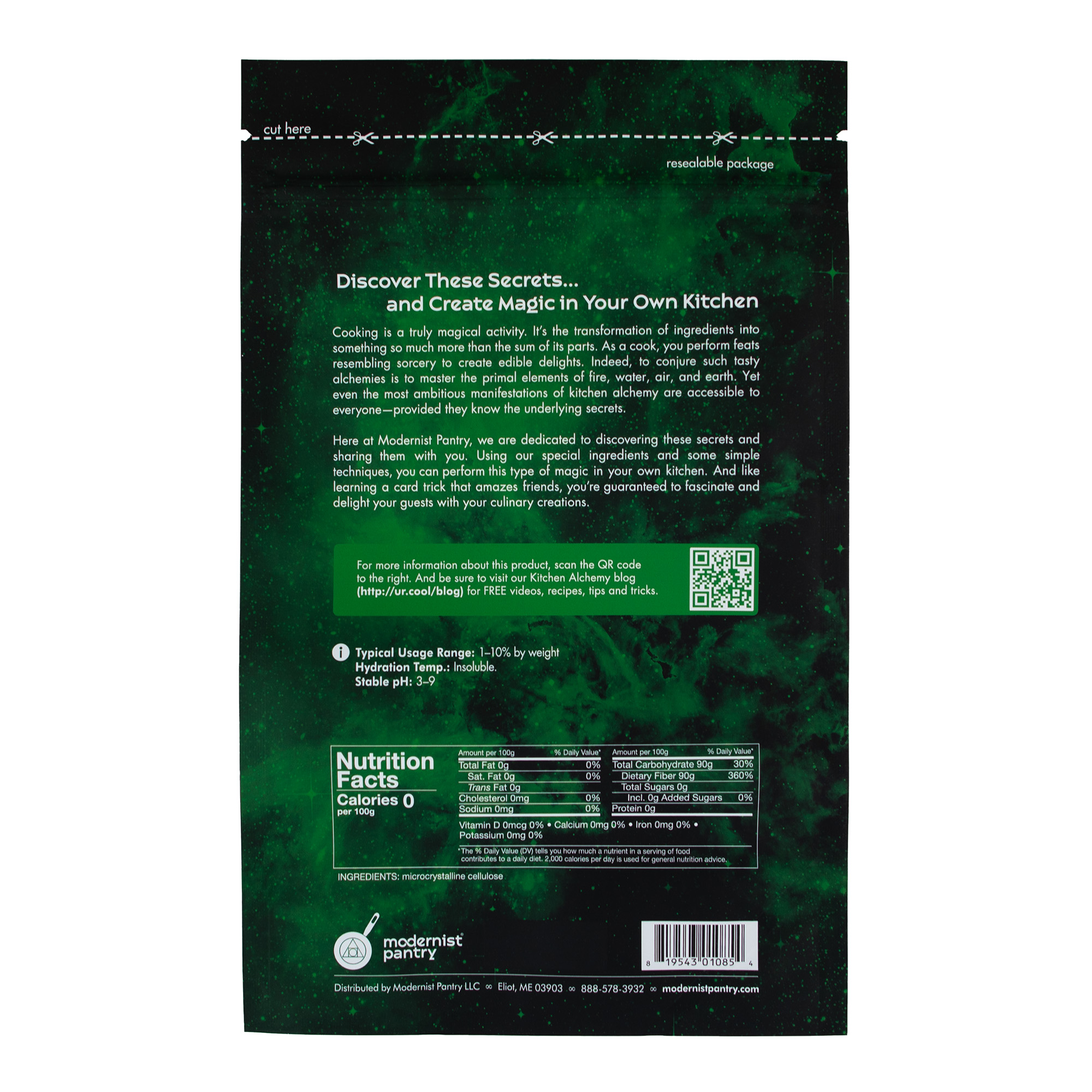 Microcrystalline Cellulose (MCC) - Modernist Pantry, LLC