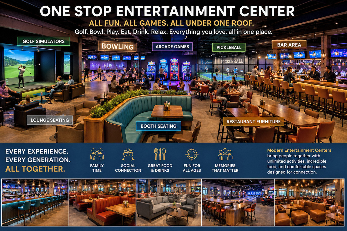 How to Furnish Entertainment and Gaming Centers Today