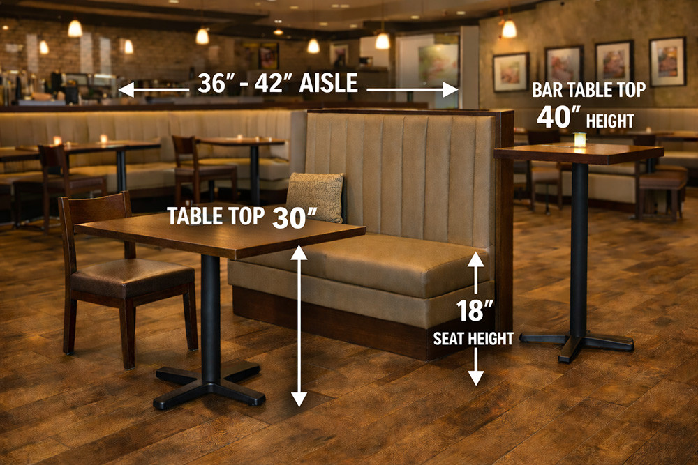 Restaurant Seating Layout: Understanding Proper Spacing and Walkways