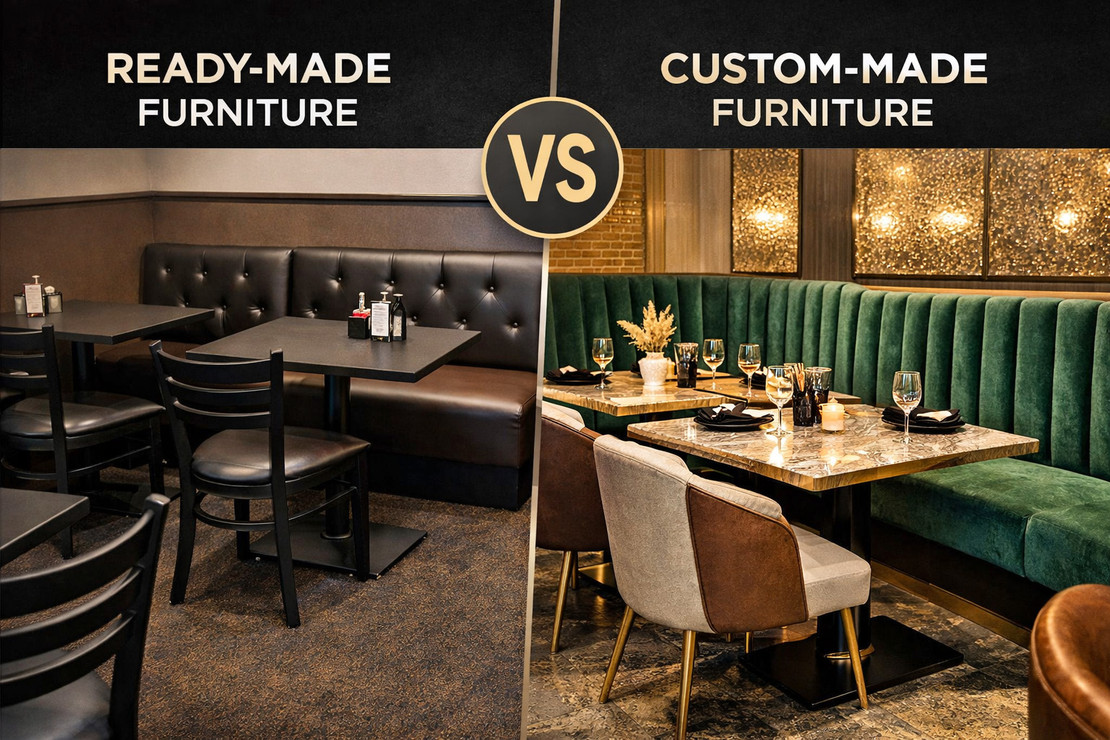 Should Restaurant Owners Choose Ready-Made or Custom Furniture?
