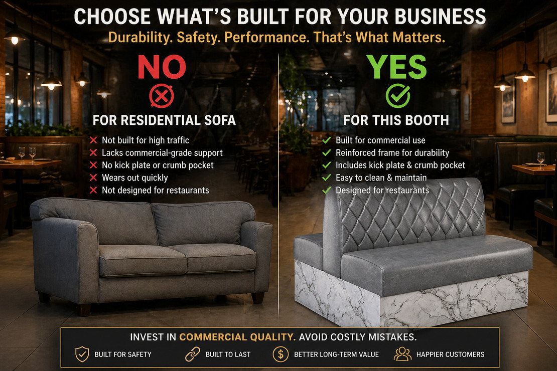 Why Restaurant Owners Choose Retail Furniture Over Commercial Manufacturers
