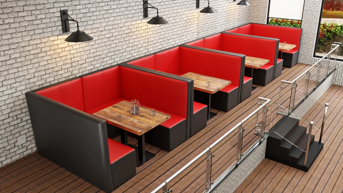 How Interior Wall Colors and Lighting Influence Restaurant Booth Selection