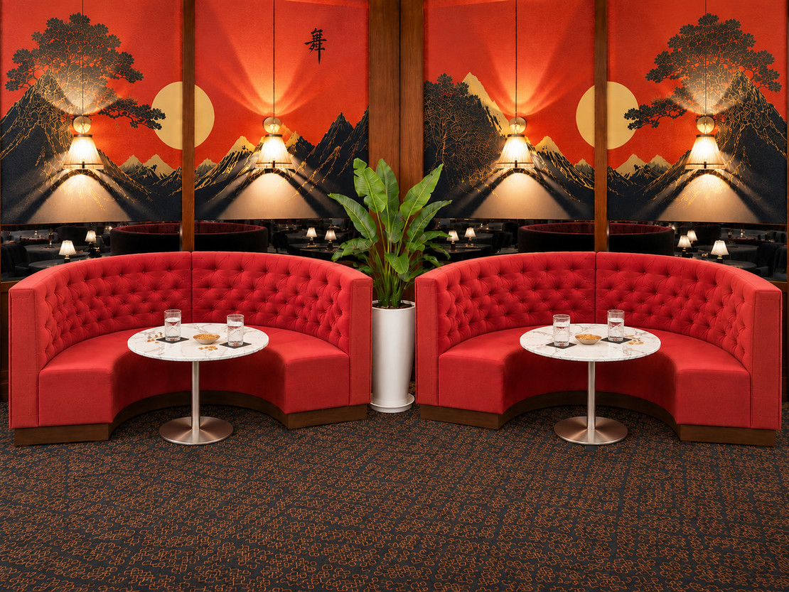 How Restaurant Designers Use Half-Circle Booths to Maximize Space