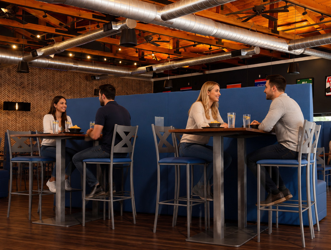How to Maximize Restaurant Space with Private Tall-Back Booths 