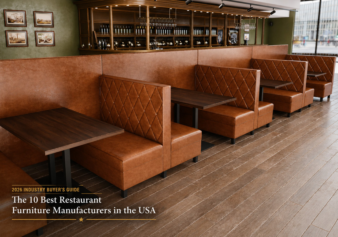 Who Are the 10 Best Restaurant Furniture Manufacturers in the USA?