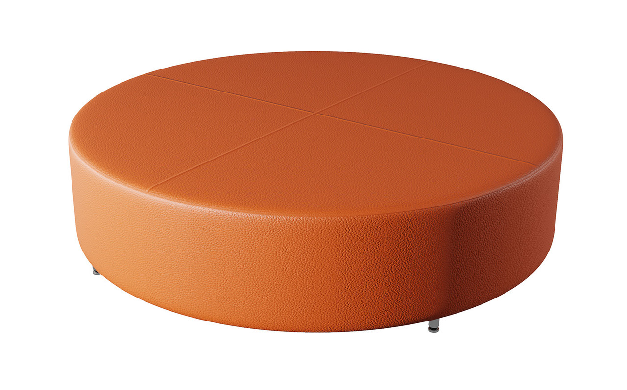 Extra Large Round 60" Ottoman (Handcrafted in NJ)
