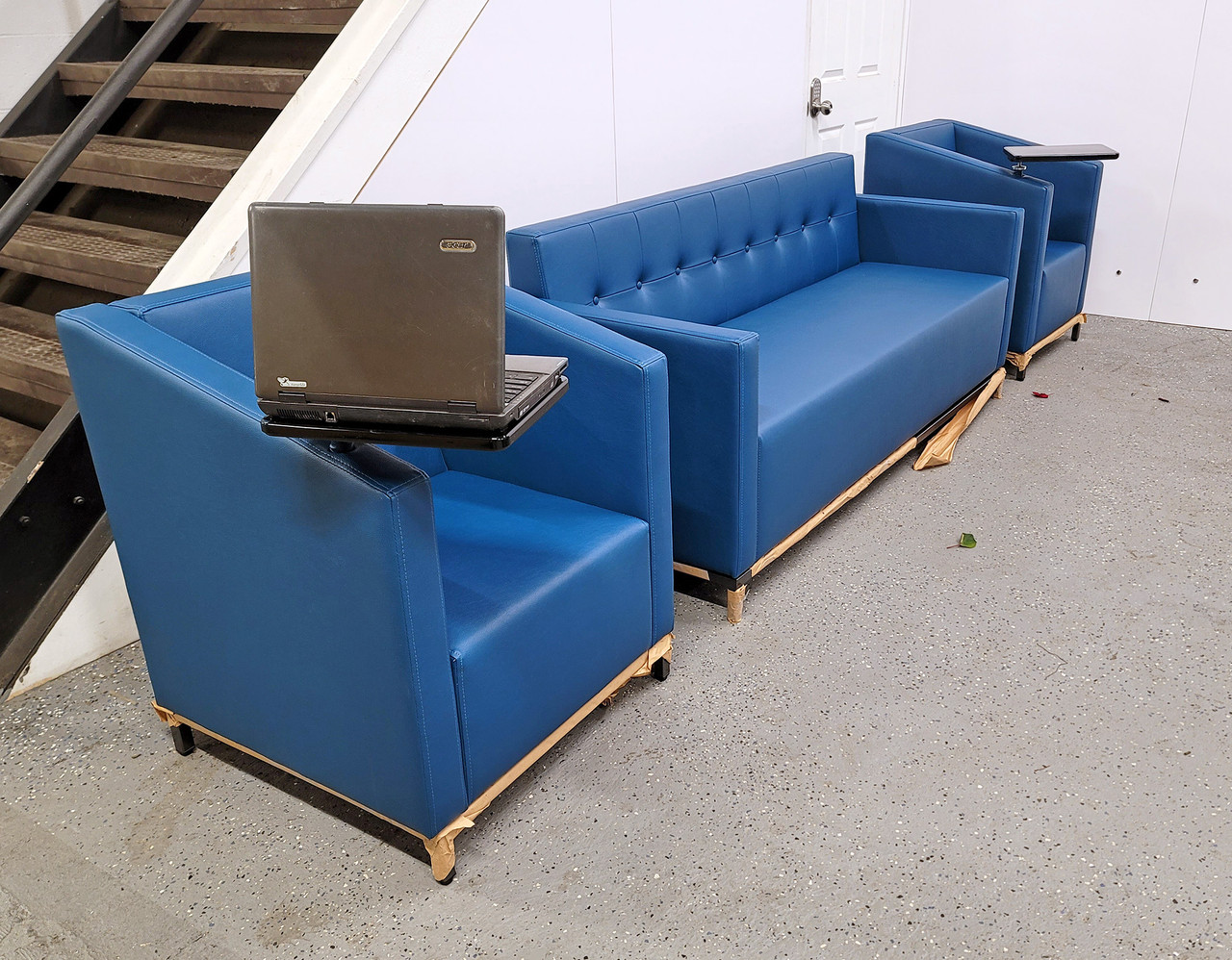 Modern Button Tufted Sofa (2 Sizes Available - Made in USA) Modern Button Tufted Sofa (2 Sizes Available - Made in USA)