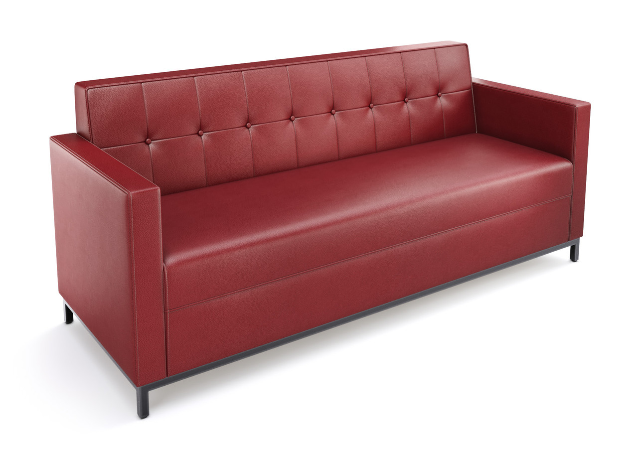 Modern Button Tufted Sofa (2 Sizes Available - Made in USA) Modern Button Tufted Sofa (2 Sizes Available - Made in USA)