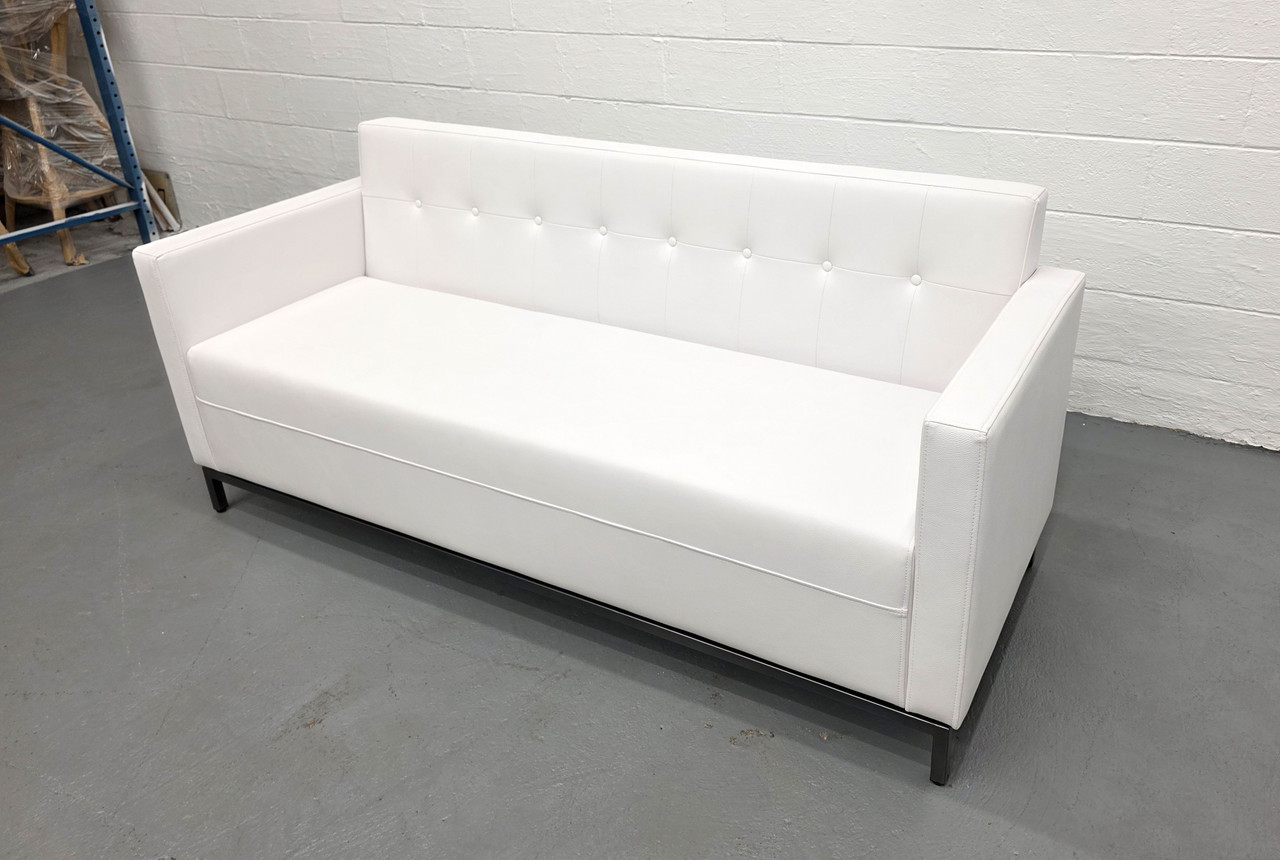 Modern Button Tufted Sofa (2 Sizes Available - Made in USA)