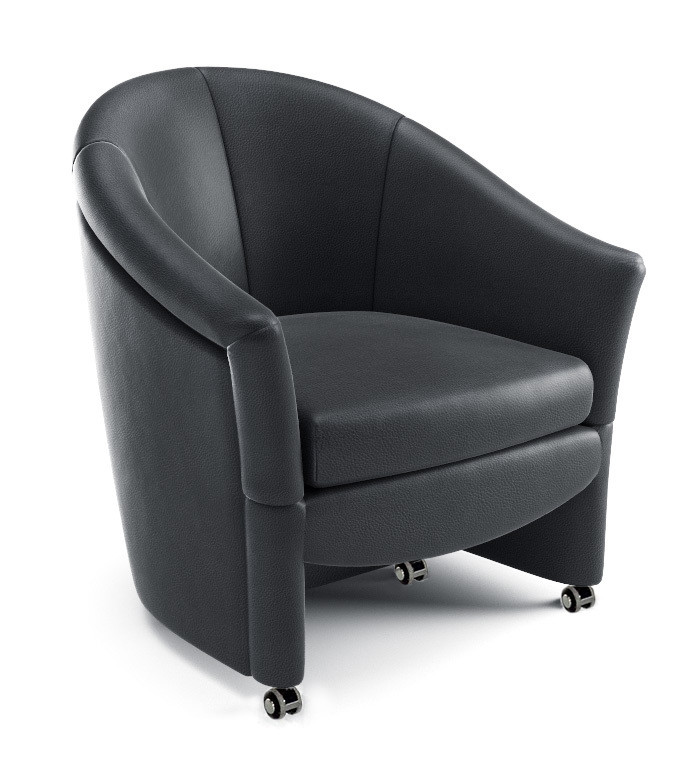 Quick Ship Ready CommercialGrade Club Chair (Caster and Legs Are Included) ModernLineFurniture®