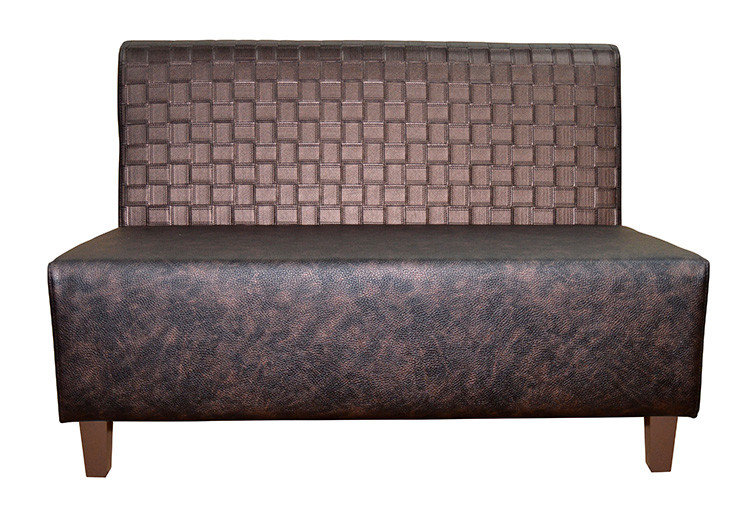 Lavish Dual Tone Two Seater Bench Made In Usa Modernlinefurniture