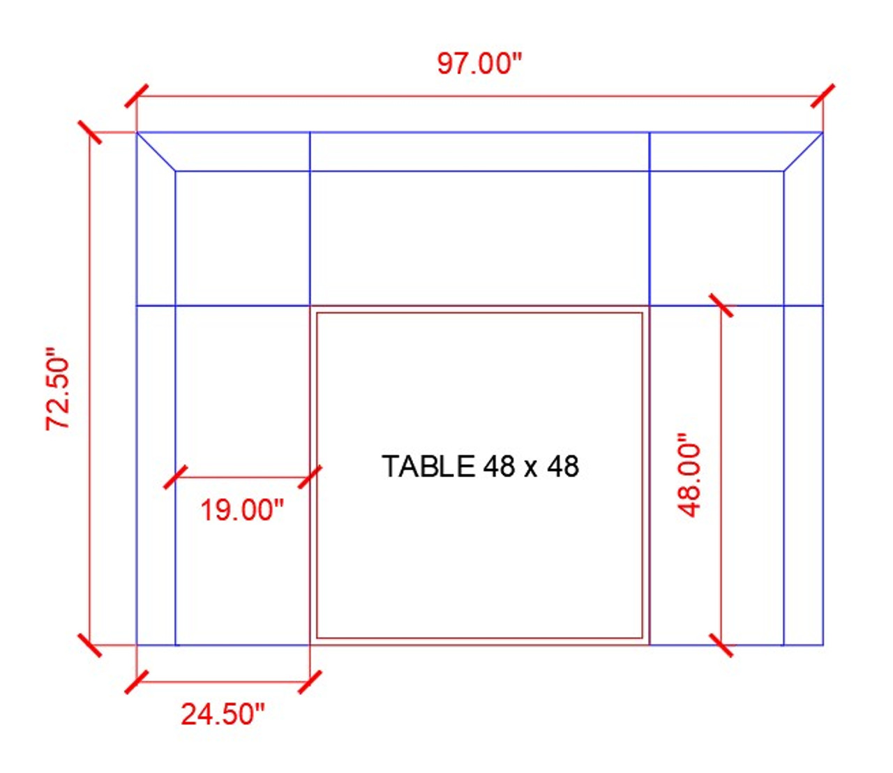 NORWAY - Modular U-Shape Seating - Made in USA NORWAY - Modular U-Shape Seating - Made in USA
