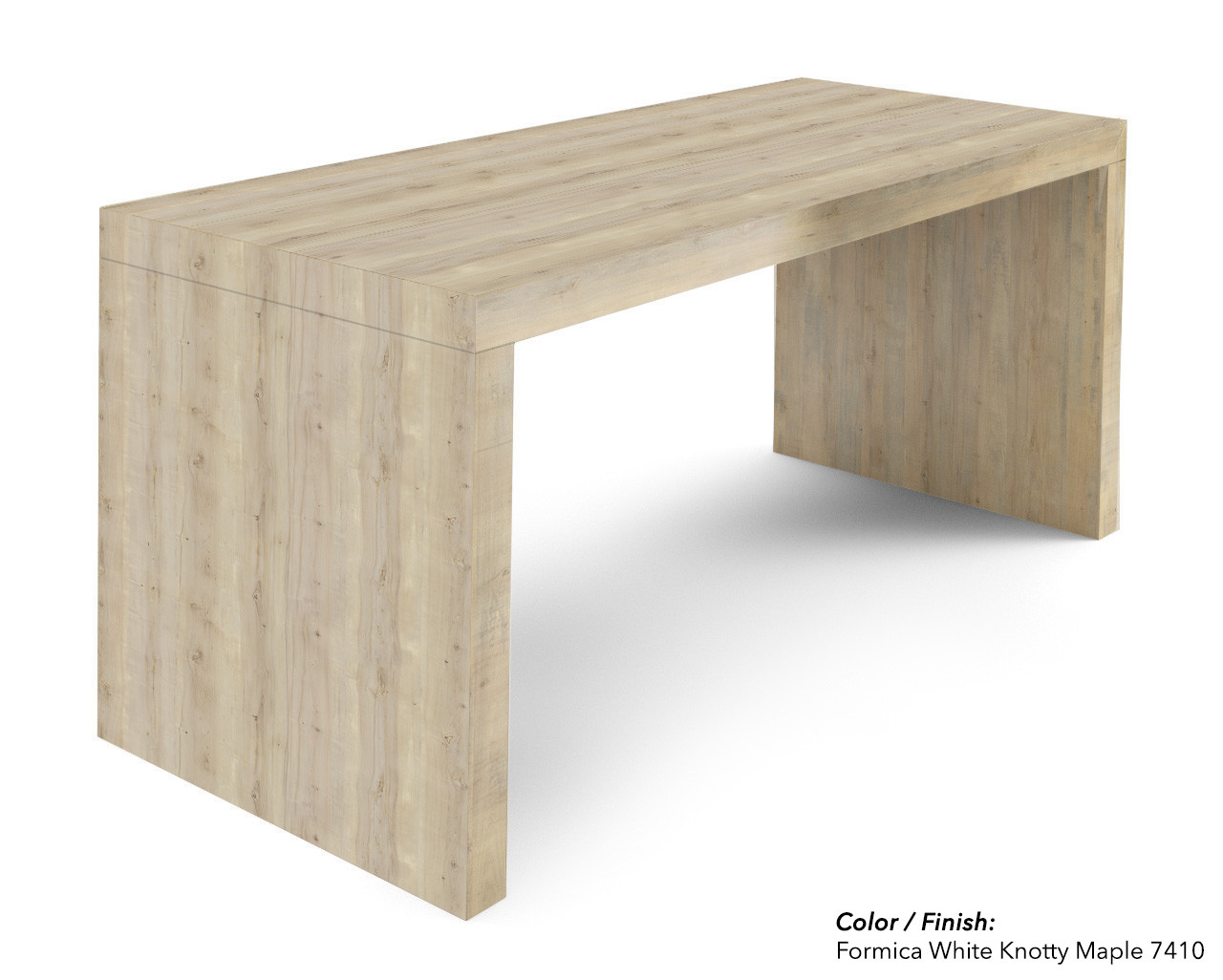8' Communal Bar Table - Handcrafted - Available in Many Finishes
