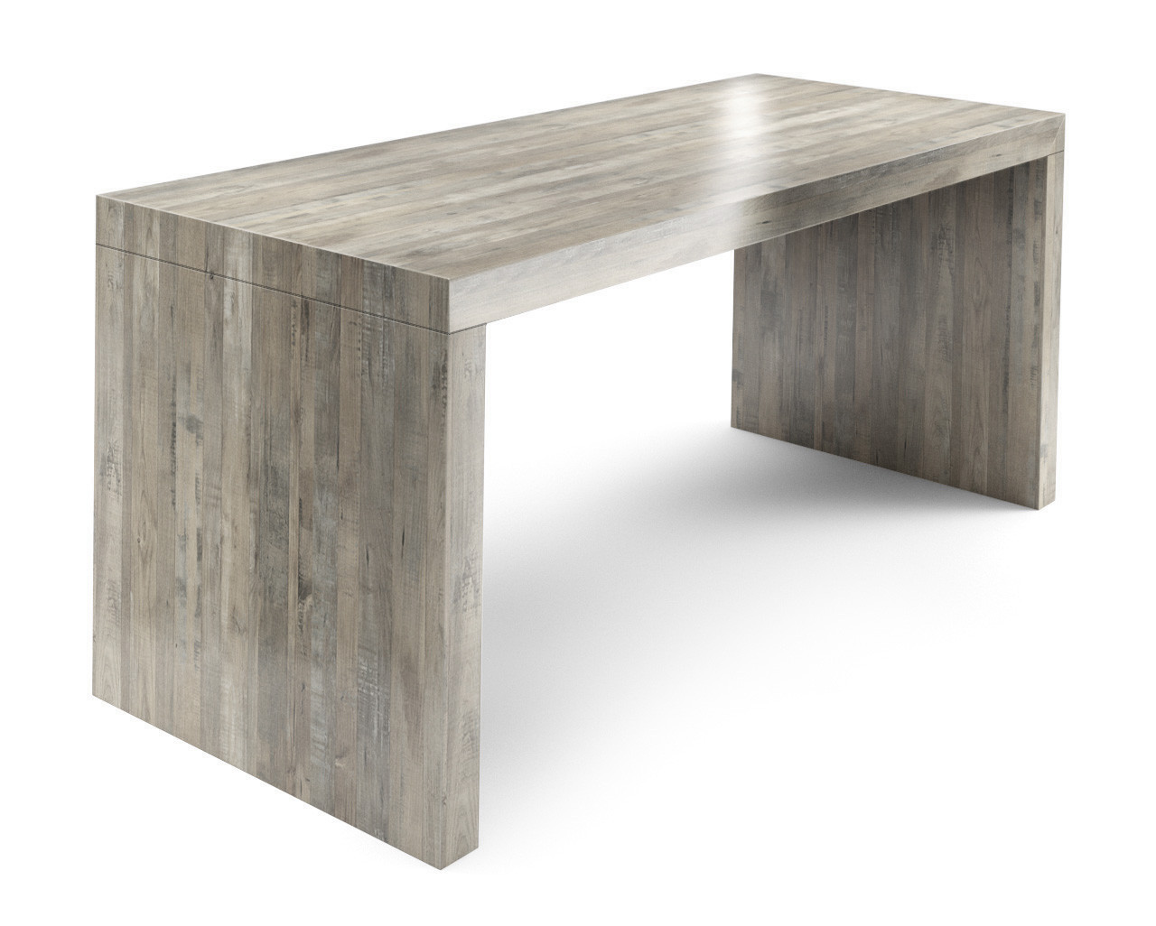 8' Communal Bar Table  - Handcrafted - Available in Many Finishes - Optional Power Outlets (42" Height) 8' Communal Bar Table  - Handcrafted - Available in Many Finishes - Optional Power Outlets (42" Height)