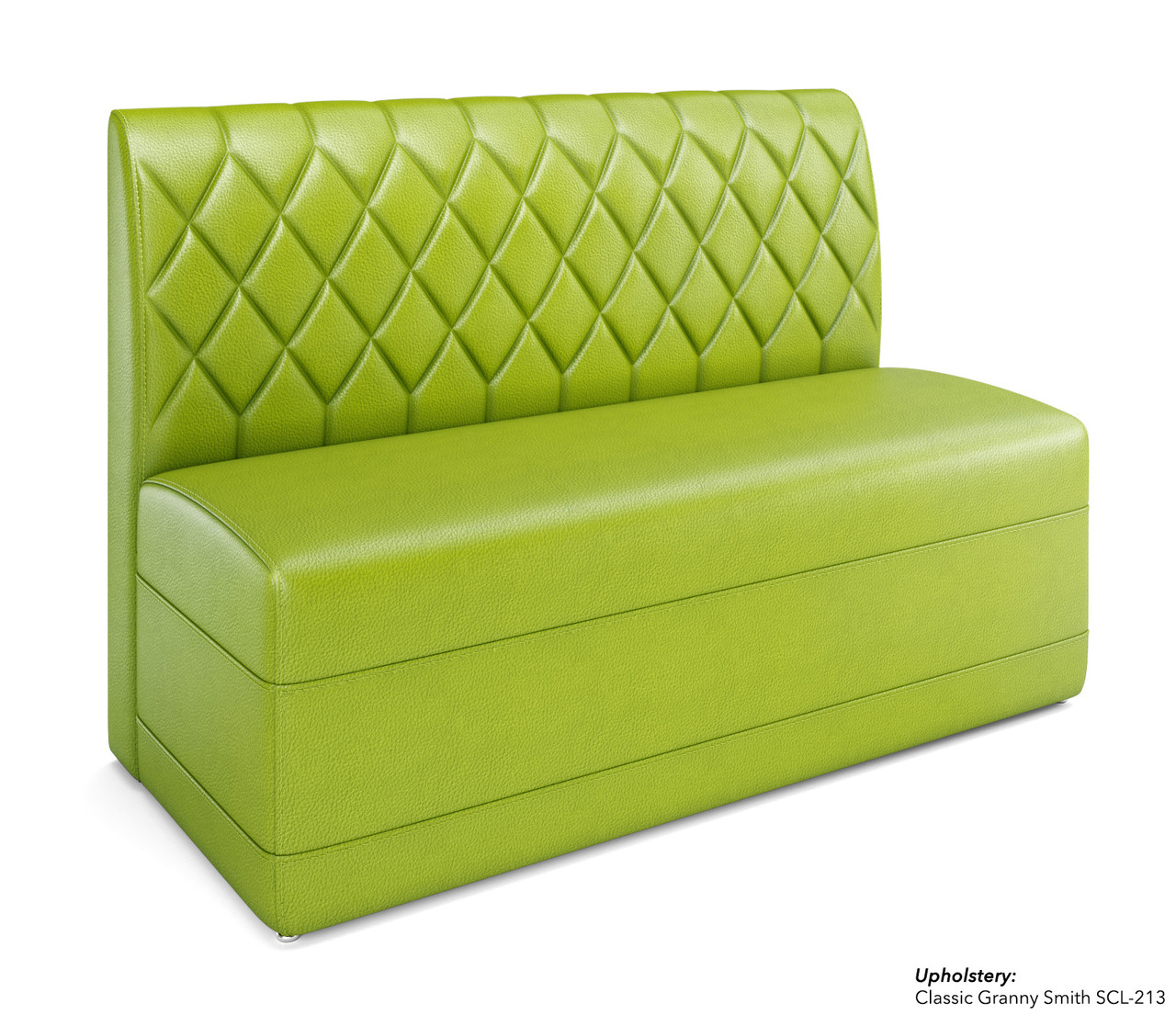 Traditional Restaurant Booth with Diamond Tufted Back Style - Fully Customizable - 100% Handcrafted In USA Traditional Restaurant Booth with Diamond Tufted Back Style - Fully Customizable - 100% Handcrafted In USA