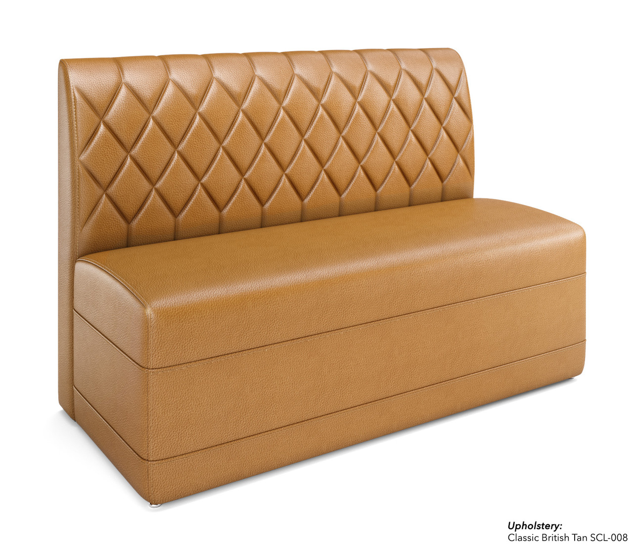 Traditional Restaurant Booth with Diamond Tufted Back Style - Fully Customizable - 100% Handcrafted In USA Traditional Restaurant Booth with Diamond Tufted Back Style - Fully Customizable - 100% Handcrafted In USA