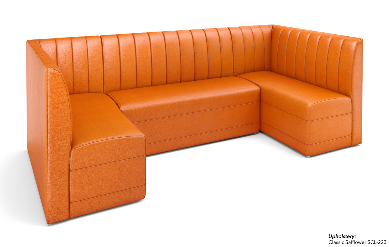 sectional sofa c shape booth restaurantes