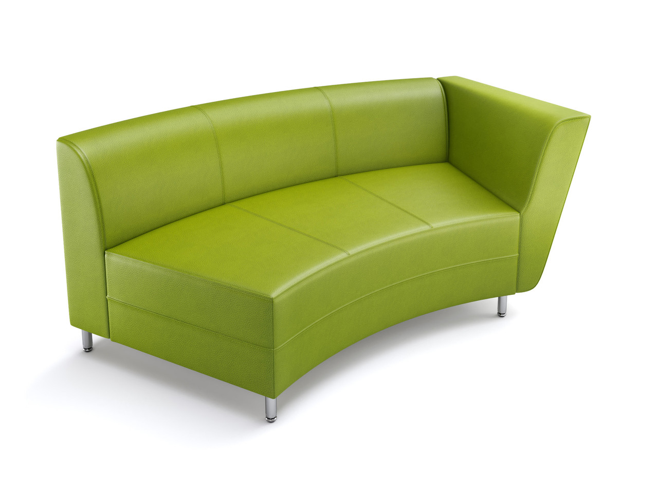 8005 Right-Sided Curved Chaise