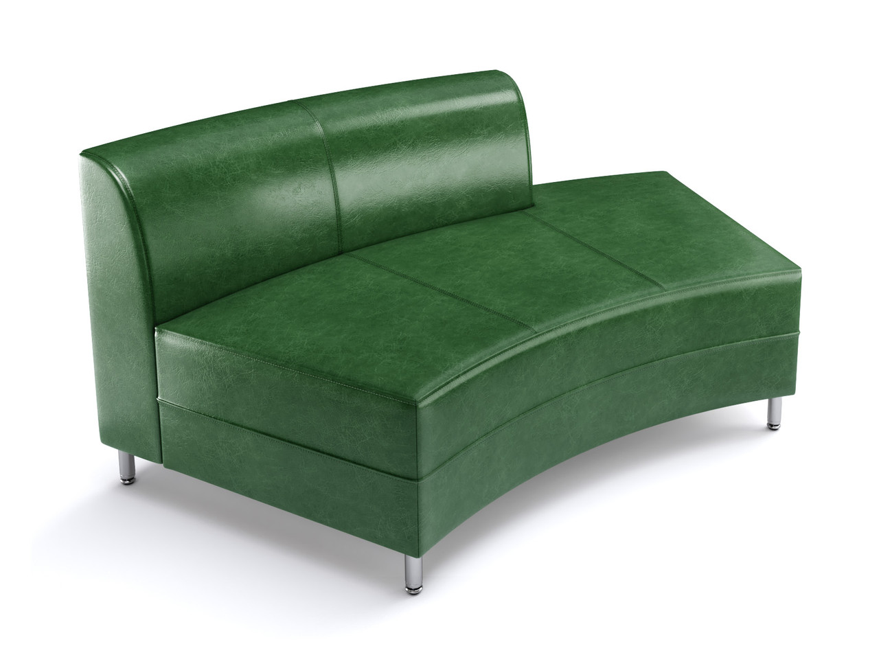 8005 Open Back Curved Chaise