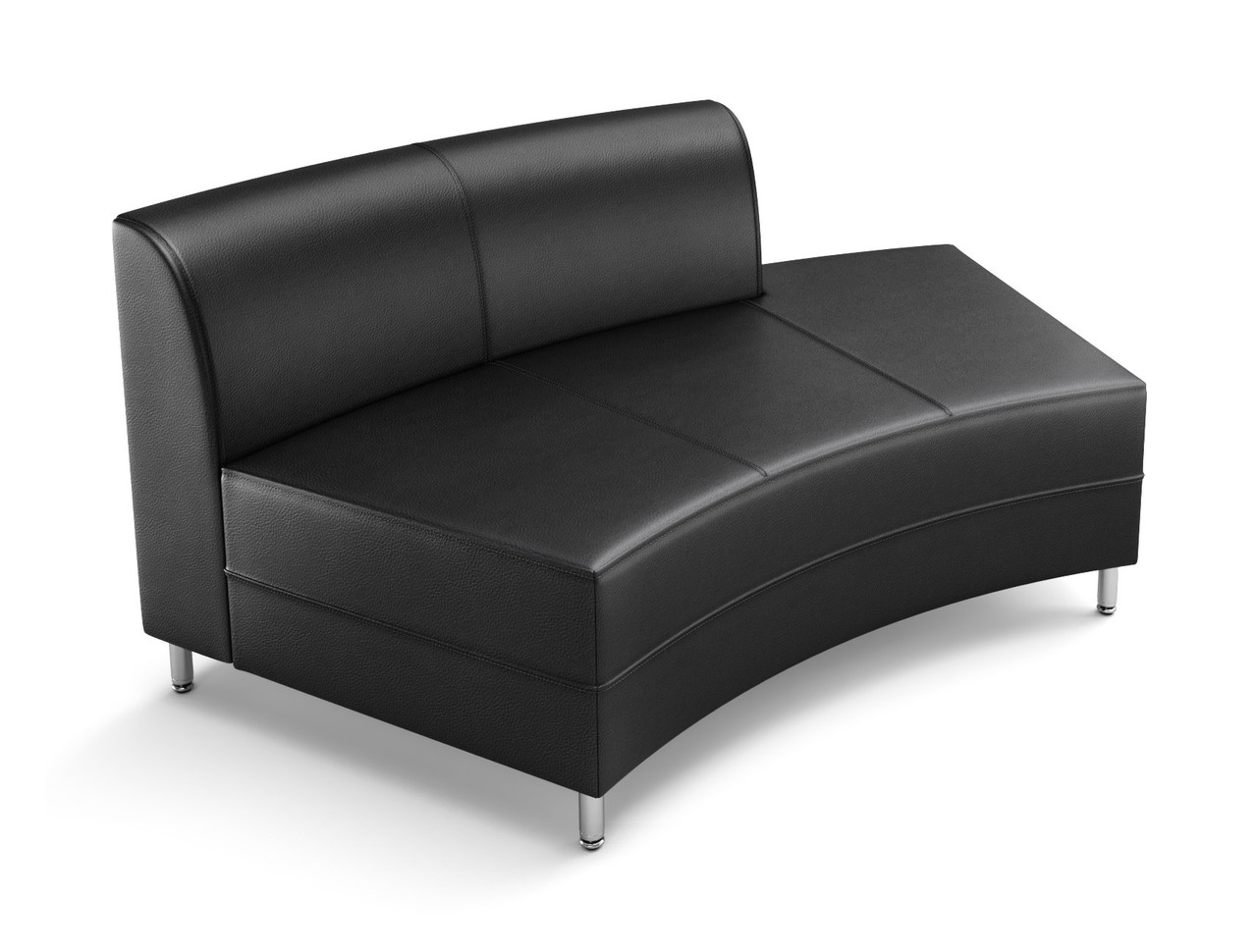 8005 Open Back Curved Chaise