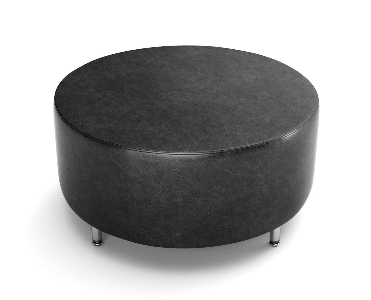 8005 - Large 36" Round Contemporary Ottoman