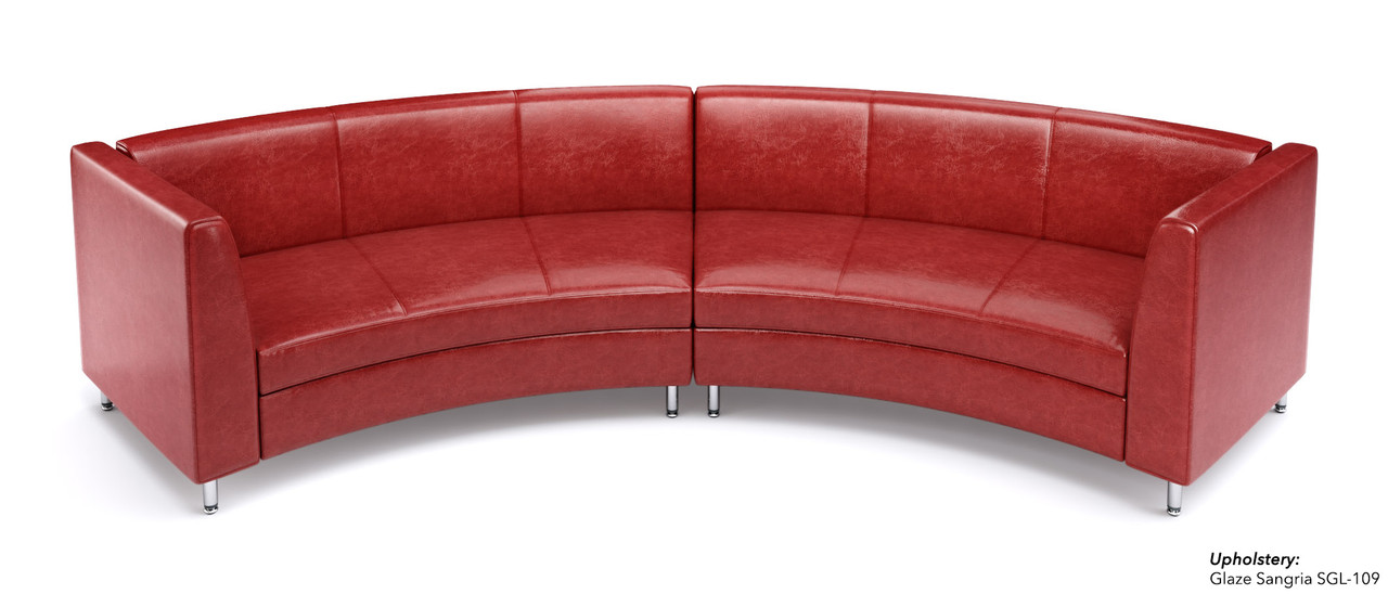 8005 Long Curved Sofa