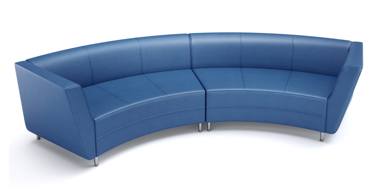 8005 Long Curved Sofa