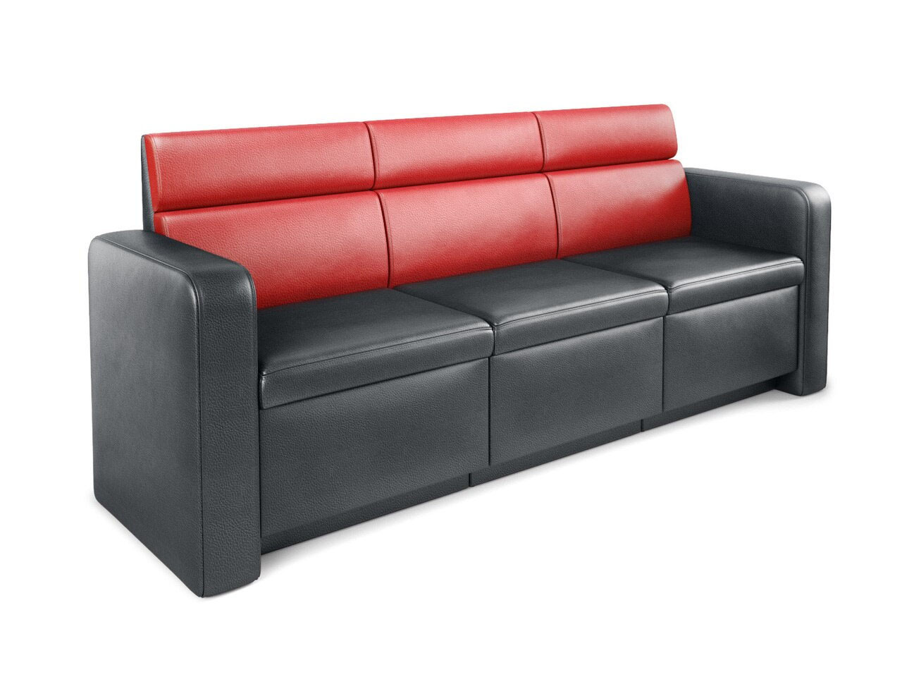 601 Channeled Back Sofa Made In Usa Modernlinefurniture