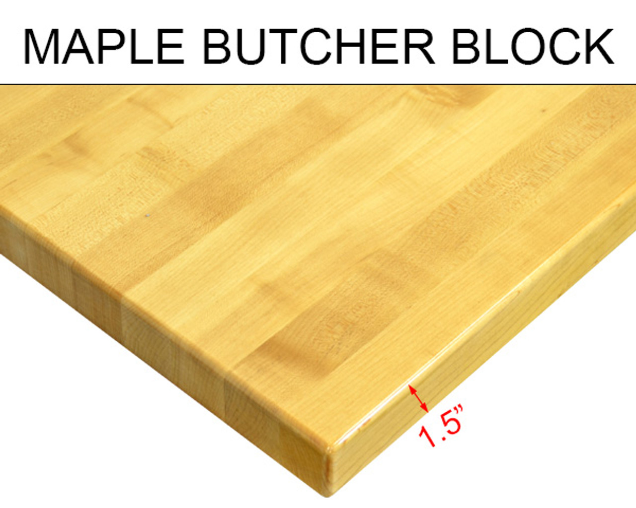 Butcher Block - Hard Maple Wood - Restaurant Table Top ...