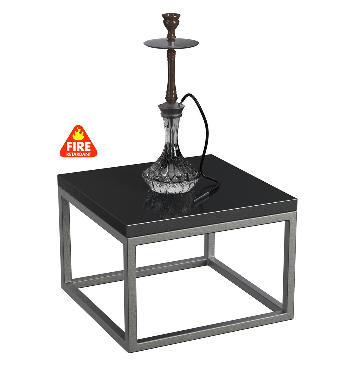 Fireproof Table on Fully Welded Gunmetal Frame - ModernLineFurniture®