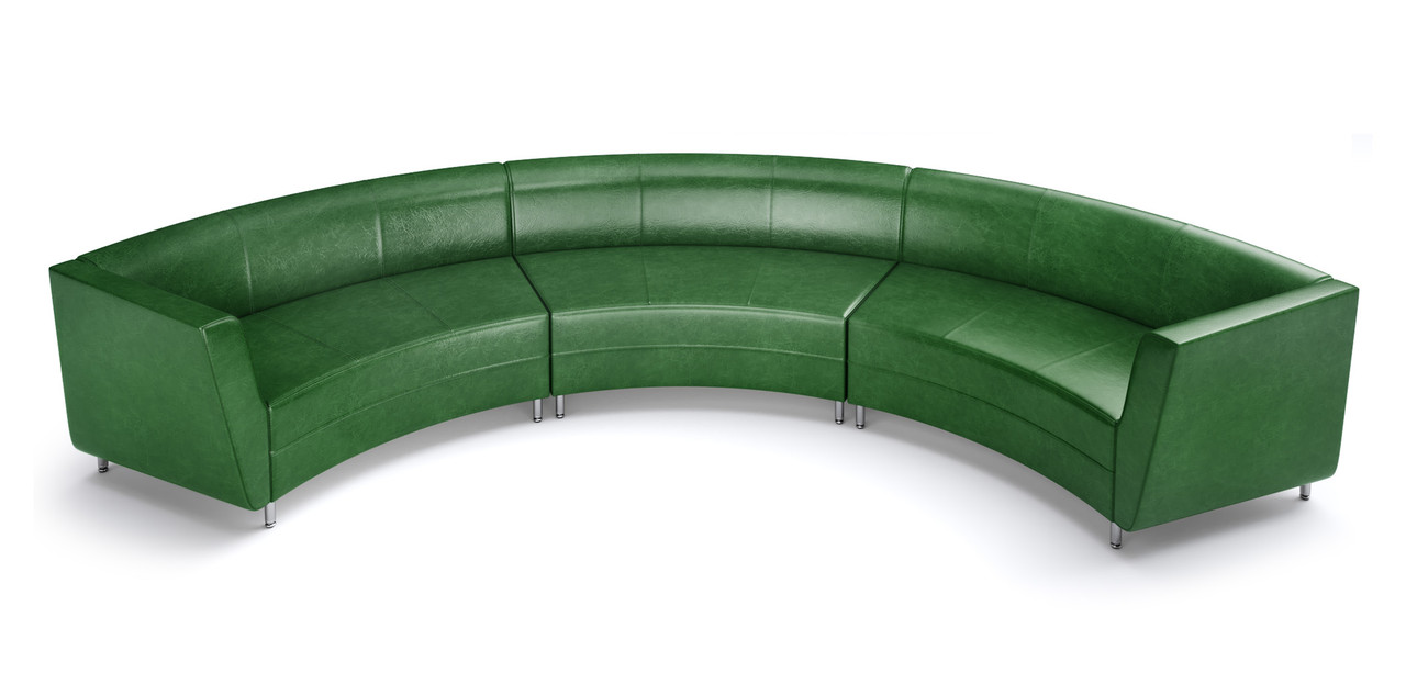 8005 Curved Long Sectional Sofa