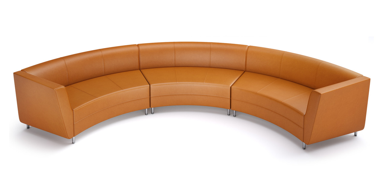 8005 Curved Long Sectional Sofa