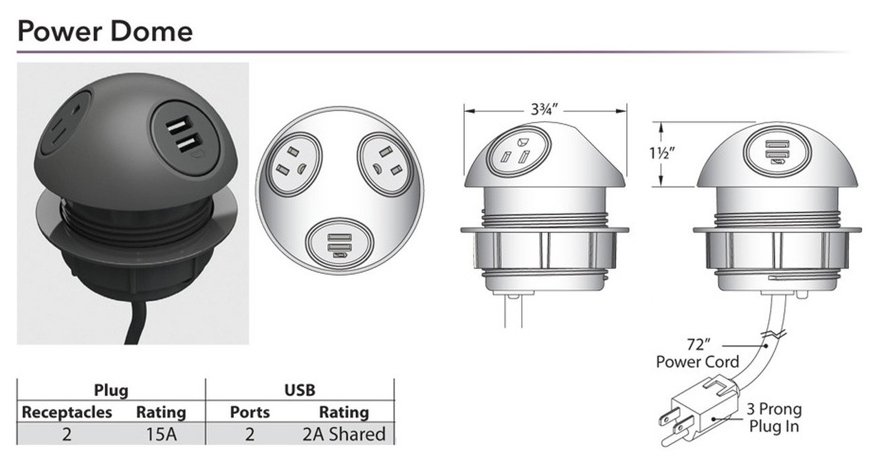 Optional Power Dome Optional Power Dome