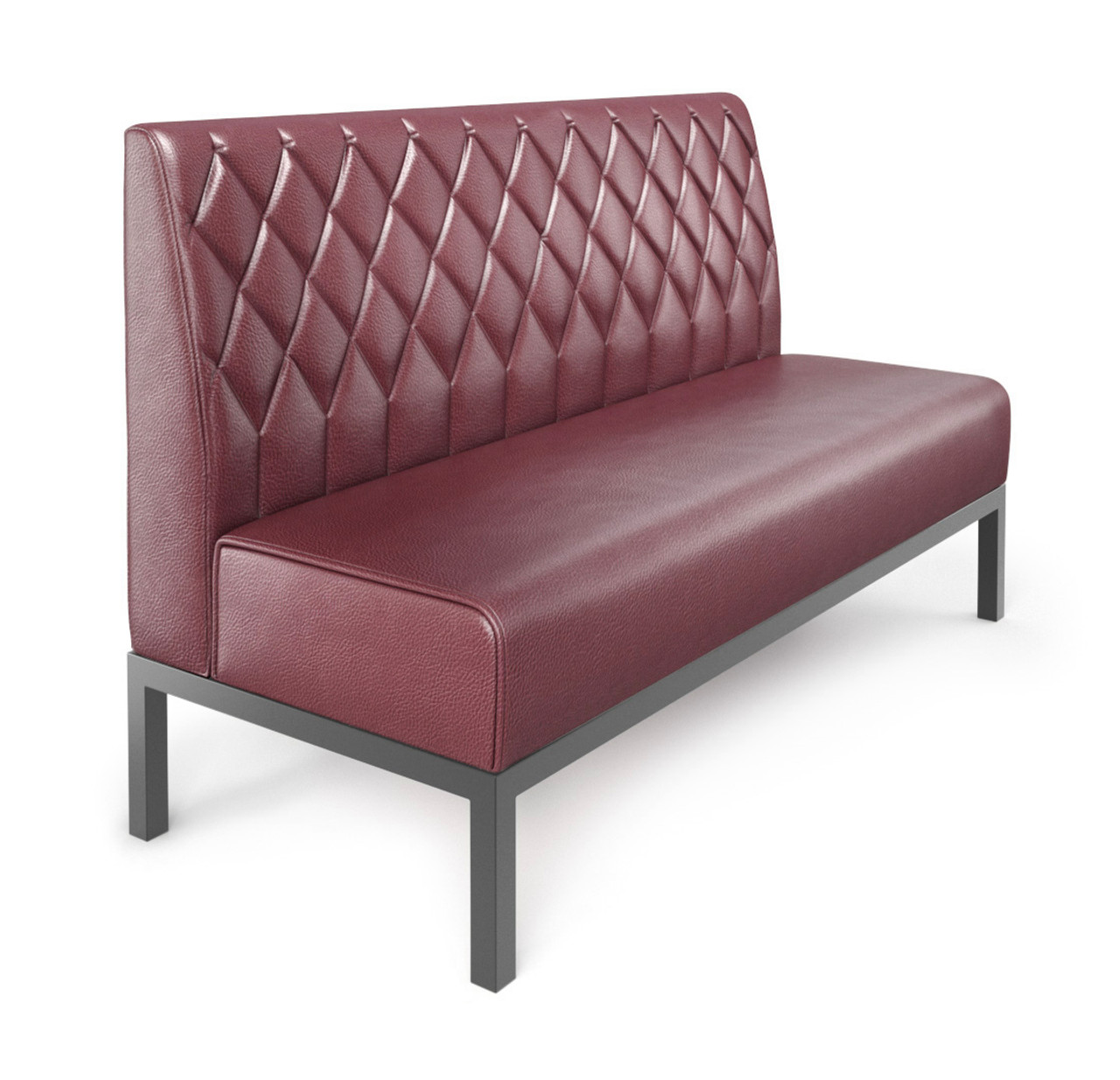 Luxury Diamond Tufted Booth - Made in USA