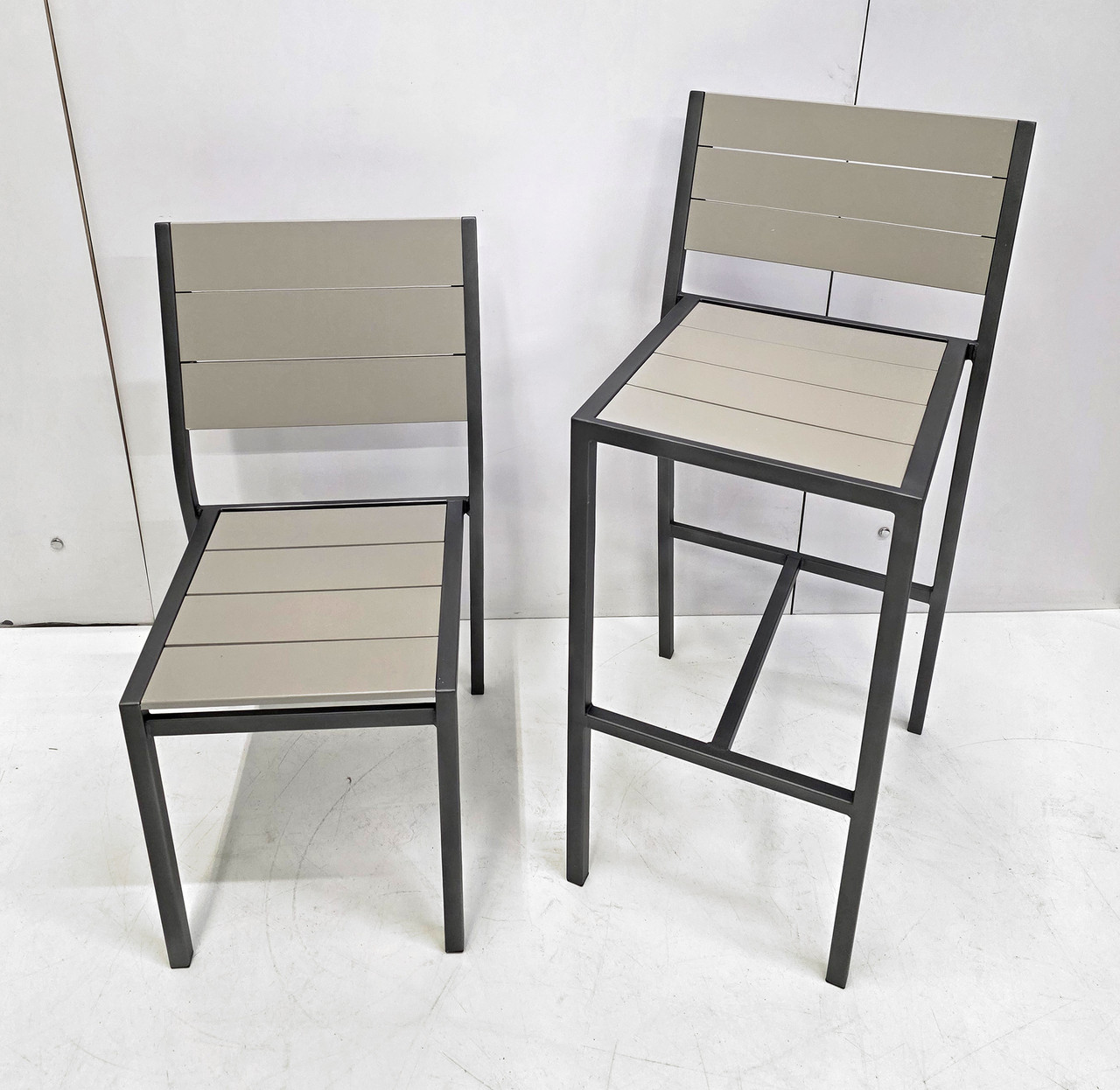 Outdoor Gunmetal Frame - Seaboard Restaurant Chair - Proudly Made in America