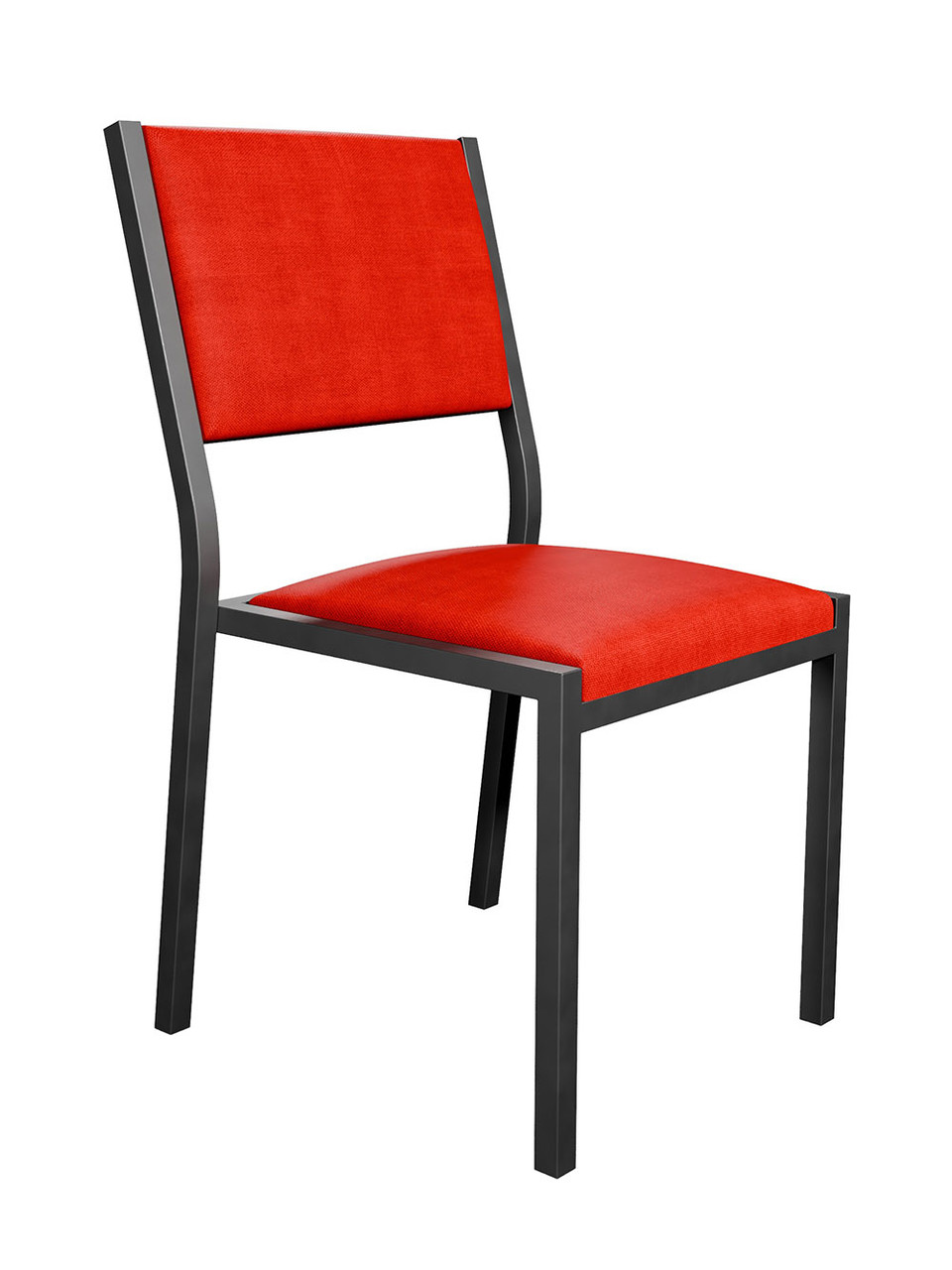 Set of Marine-Grade 36" Round Black Seaboard Outdoor Restaurant Table with  Four Restaurant Chairs