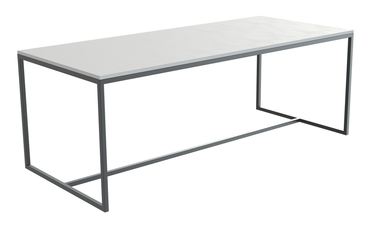 Outdoor Ready - 84" Marine Grade Seaboard Restaurant Table Top - Steel Frame - Made in USA  (Bar Height) Outdoor Ready - 84" Marine Grade Seaboard Restaurant Table Top - Steel Frame - Made in USA  (Bar Height)