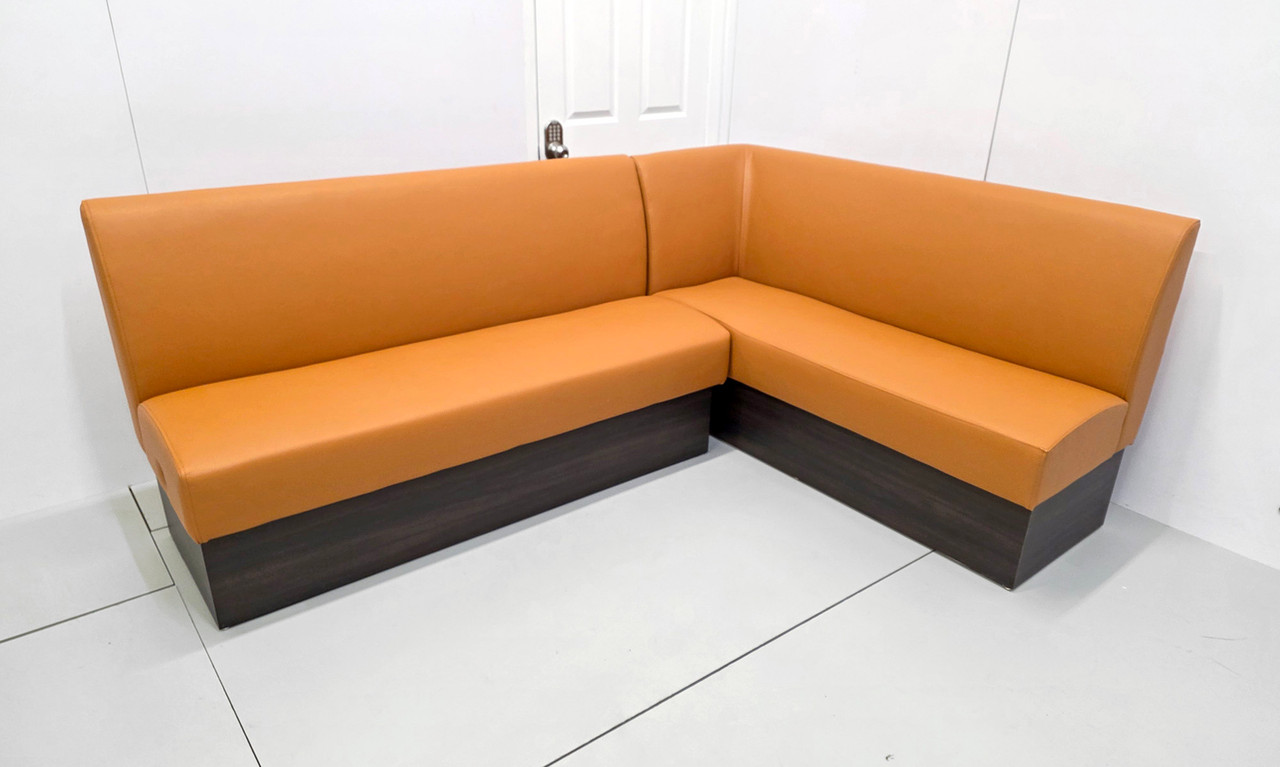 Expo Restaurant Booth - Premium Flat-Back Upholstery - Made in USA