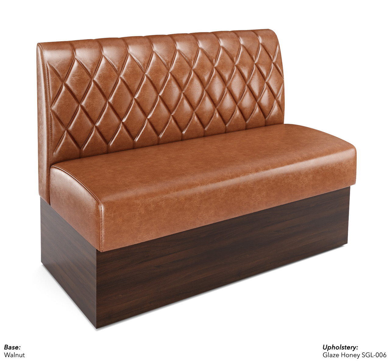 Expo Restaurant Booth - Premium Tufted-Back Upholstery - Made in USA