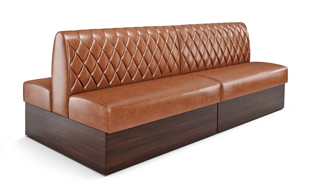 Expo Restaurant Booth - Premium Tufted-Back Upholstery - Made in USA