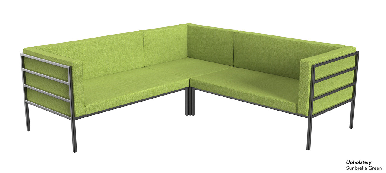 HERMOSA HeavyDuty Outdoor LShape Seating Sunbrella Seating