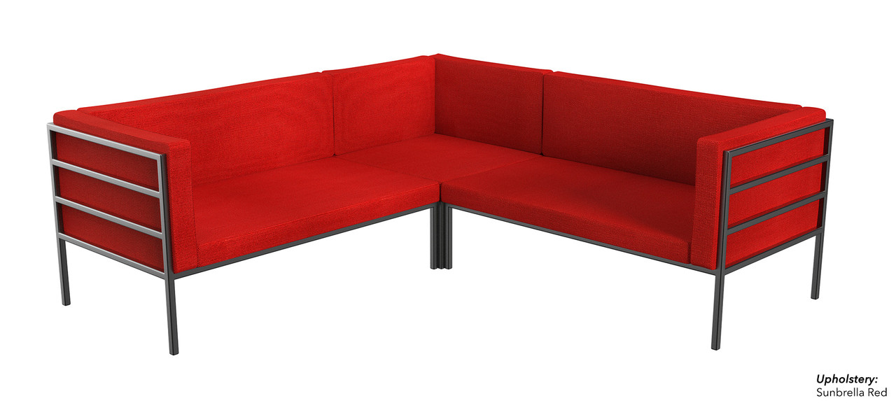 HERMOSA HeavyDuty Outdoor LShape Seating Sunbrella Seating