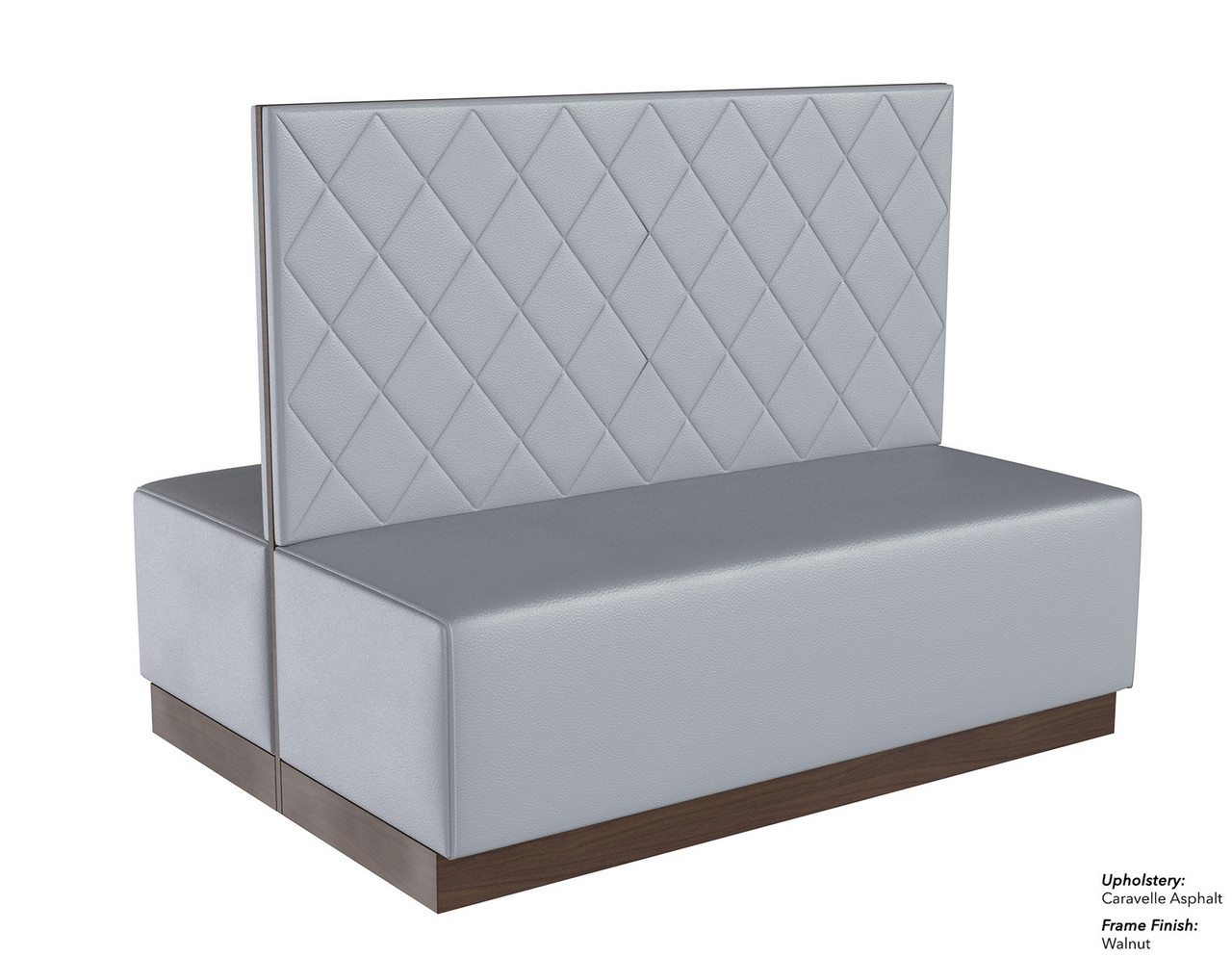 Restaurant U-Shape Booth Seating - Contract Grade - Premium Diamond Tufted  Performance Upholstery - 100% Handcrafted In USA