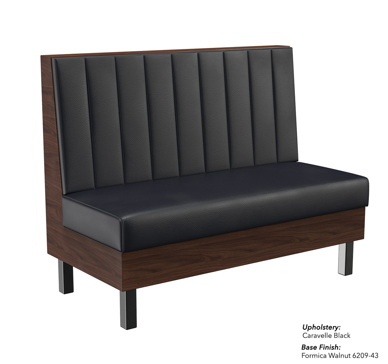 Buy FR Restaurant Booths Series Channel Tufted Upholstered 1/2 Circle Booth  in Solid Wood Frame Online - Booths & Benches - Restaurant Furniture -  Commercial Seating - FurnitureRoots Product