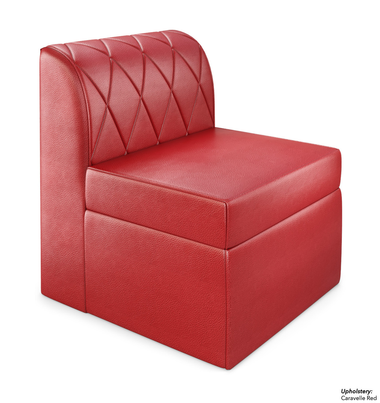 RIVERA Lounge Seating - Modular - Diamond Tufted Back Upholstery - Armless Chair