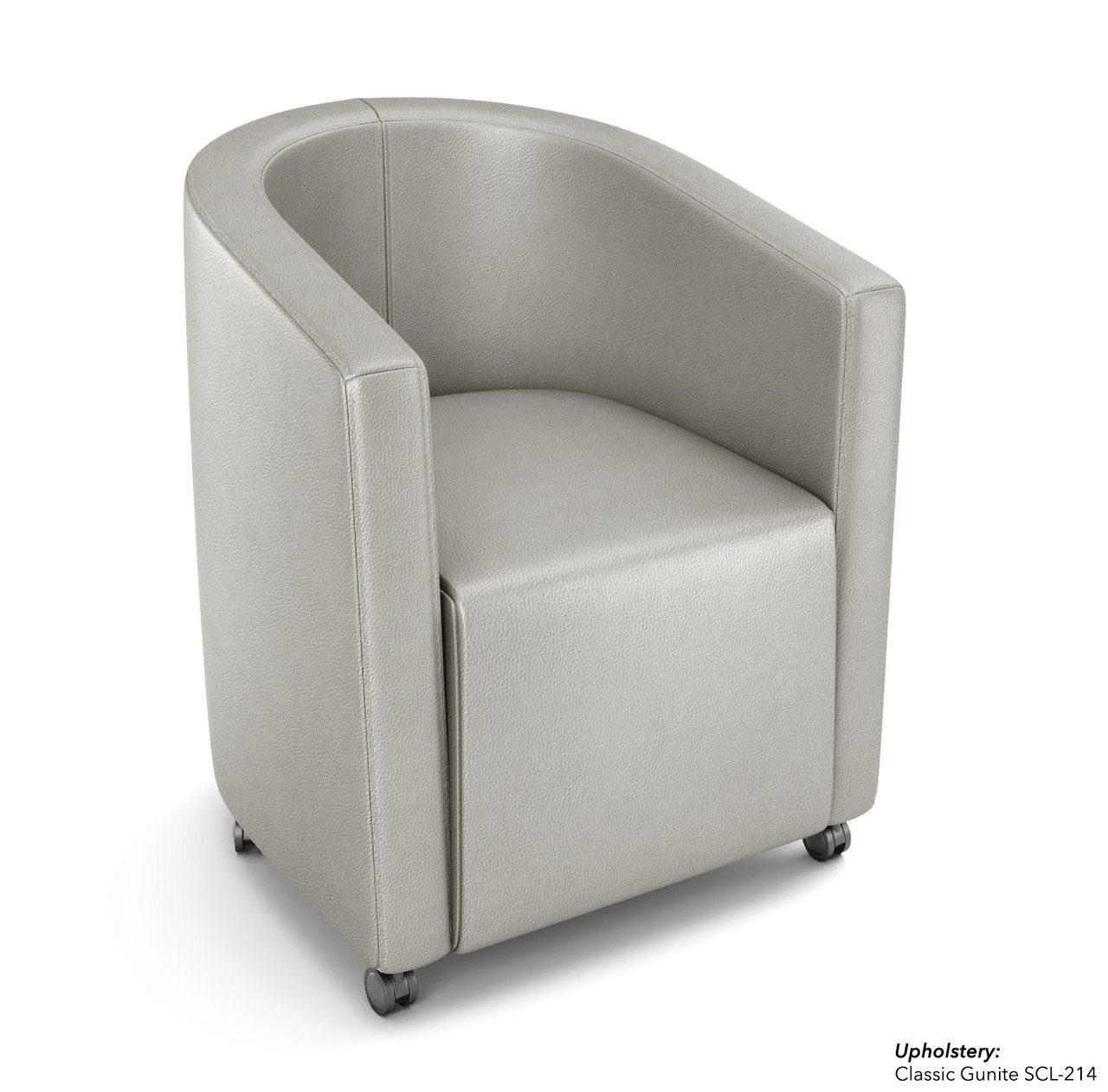 Commercial-Grade Club Chair - Fully Upholstered - Made in USA - Optional Casters and 360° Swivel Base Commercial-Grade Club Chair - Fully Upholstered - Made in USA - Optional Casters and 360° Swivel Base