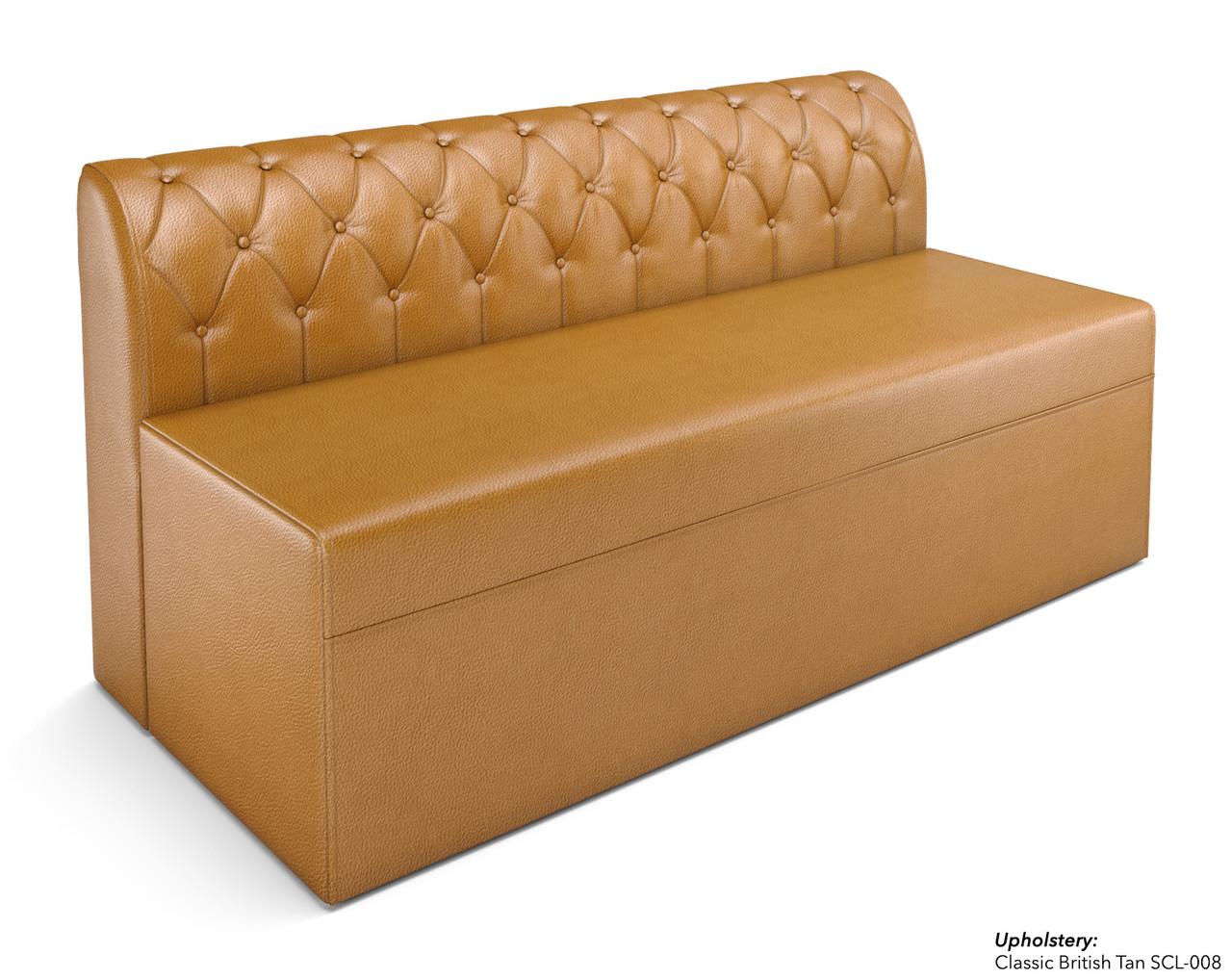 ESCAPE Luxurious Button-Tufted Armless 66" Extension - Made in USA ESCAPE Luxurious Button-Tufted Armless 66" Extension - Made in USA