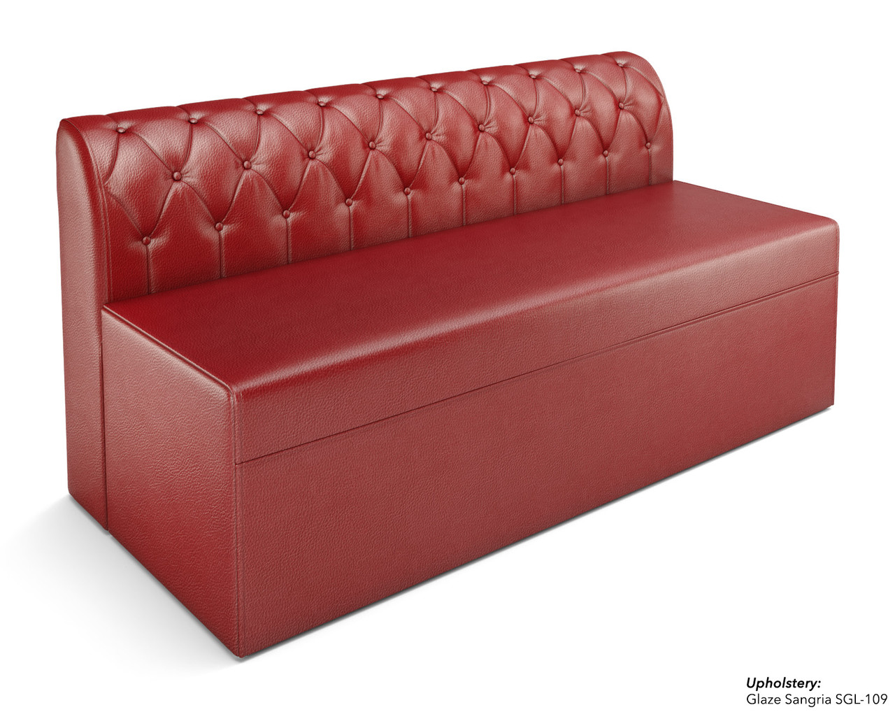 ESCAPE Luxurious Button-Tufted Armless 66" Extension - Made in USA ESCAPE Luxurious Button-Tufted Armless 66" Extension - Made in USA